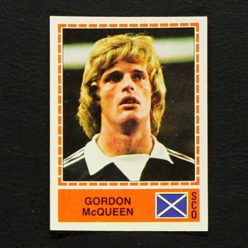 Gordon McQueen Panini Sticker Euro 80