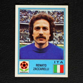 Renato Zaccarelli Panini Sticker Euro 80