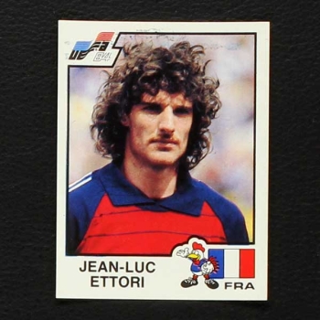 Euro 84 Nr. 056 Panini Sticker Jean-Luc Ettori