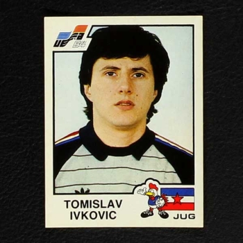 Euro 84 Nr. 131 Panini Sticker Tomislav Ivkovic