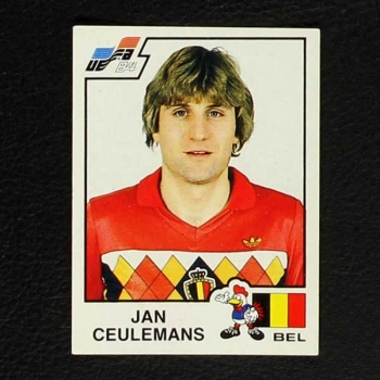 Euro 84 Nr. 105 Panini Sticker Jan Ceulemans