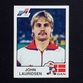 Euro 84 No. 071 Panini sticker John Lauridsen