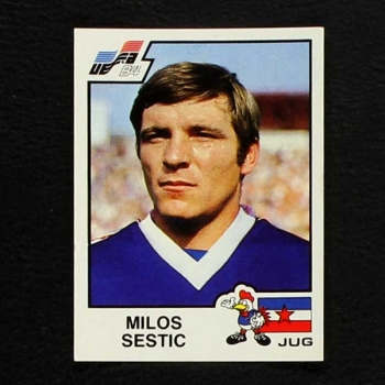 Euro 84 Nr. 127 Panini Sticker Milos Sestic