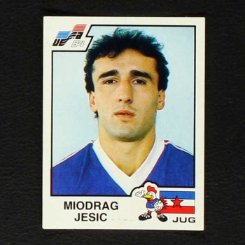 Euro 84 Nr. 114 Panini Sticker Miodrag Jesic