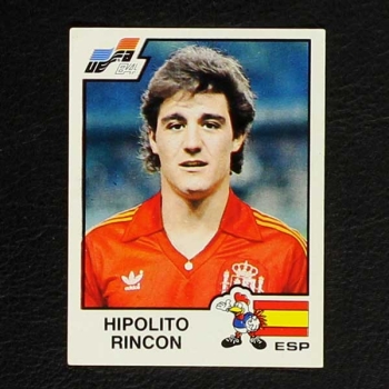Euro 84 No. 229 Panini sticker Hipolito Rincon