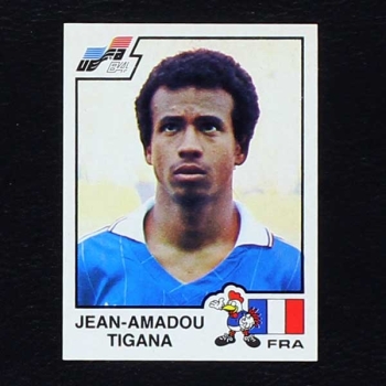 Euro 84 Nr. 045 Panini Sticker Jean-Amadou Tigana