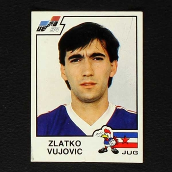 Euro 84 No. 128 Panini sticker Zlatko Vujovic