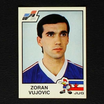 Euro 84 No. 120 Panini sticker Zoran Vujovic