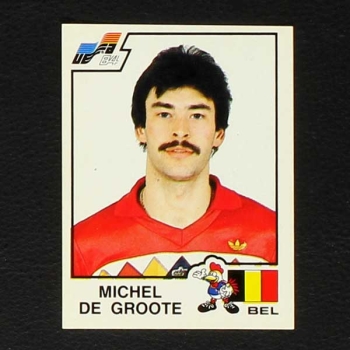 Euro 84 No. 093 Panini sticker Michel de Groote