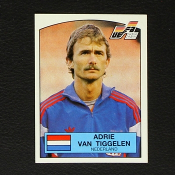 Euro 88 No. 219 Panini sticker Adrie van Tiggelen