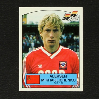 Euro 88 Nr. 255 Panini Sticker Alekseij Mikhaijlichenko