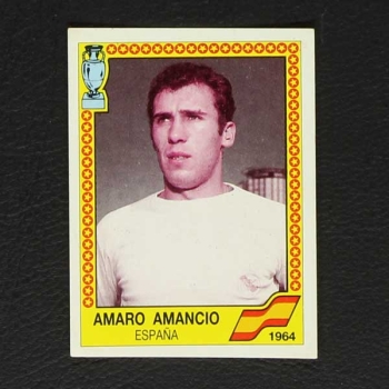 Euro 88 No. 008 Panini sticker Amaro Amancio 1964