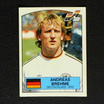 Euro 88 No. 061 Panini sticker Andreas Brehme