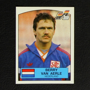 Euro 88 No. 224 Panini sticker Berry van Aerle