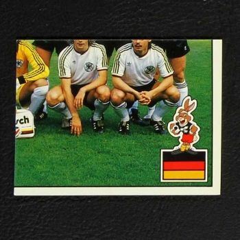 Euro 88 No. 048 Panini sticker team Deutschland-BRD below right