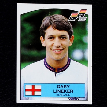 Gary Lineker Sticker No. 177 Panini - Euro 88