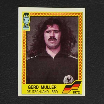 Euro 88 No. 012 Panini sticker Gerd Müller 1972