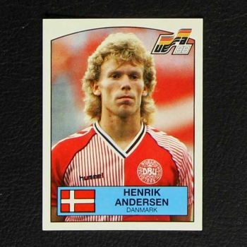 Euro 88 Nr. 114 Panini Sticker Henrik Andersen