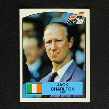 Euro 88 No. 186 Panini sticker Jack Charlton