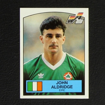 Euro 88 Nr. 204 Panini Sticker John Aldridge