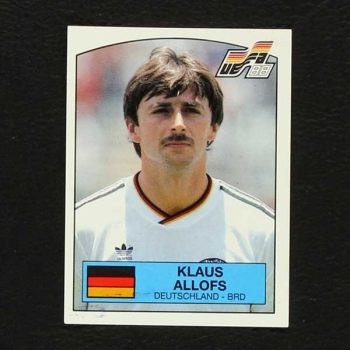 Euro 88 No. 070 Panini sticker Klaus Allofs
