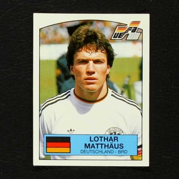 Euro 88 No. 065 Panini sticker Lothar Matthäus