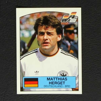 Euro 88 No. 055 Panini sticker Matthias Herget