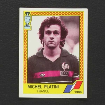 Euro 88 No. 018 Panini sticker Michel Platini 1984