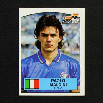 Euro 88 No. 087 Panini sticker Paolo Maldini