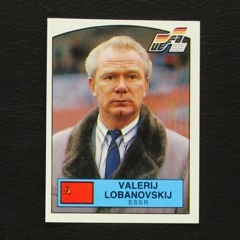 Euro 88 Nr. 240 Panini Sticker Valerij Lobanovskij