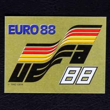 Euro 88 No. 004 Panini sticker Logo EM 88