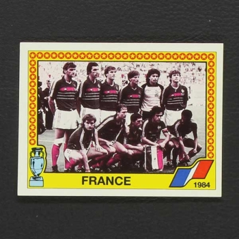 Euro 88 No. 017 Panini sticker team France 1984