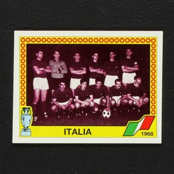 Euro 88 No. 009 Panini sticker team Italia 1968