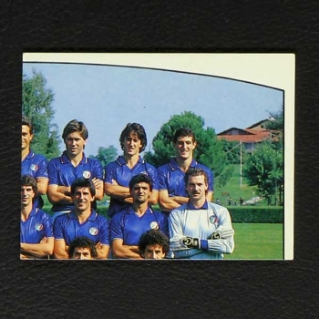 Euro 88 No. 073 Panini sticker team Italia top right