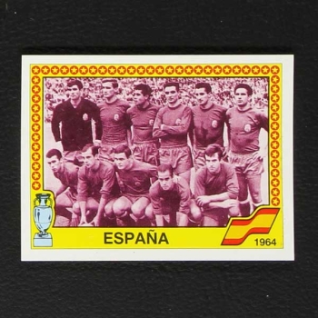 Euro 88 No. 007 Panini sticker team Espana 1964