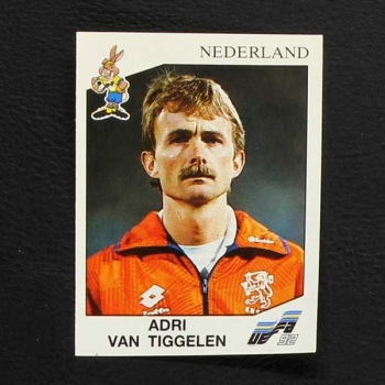 Euro 92 No. 122 Panini sticker Adri van Tiggelen