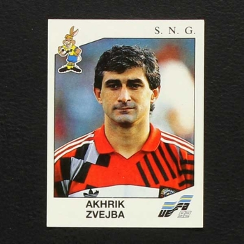 Euro 92 No. 175 Panini sticker Akhrik Zvejba