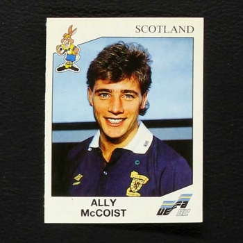 Euro 92 No. 162 Panini sticker Ally McCoist