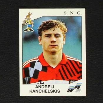 Euro 92 No. 179 Panini sticker Andreij Kanchelskis