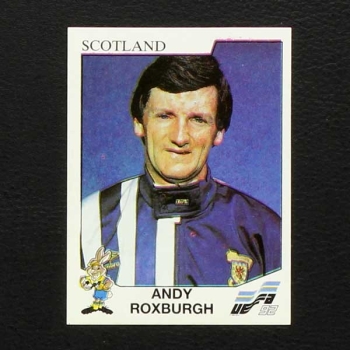 Euro 92 No. 143 Panini sticker Andy Roxburgh