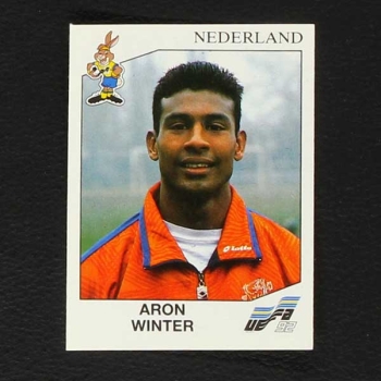Euro 92 No. 127 Panini sticker Aron Winter