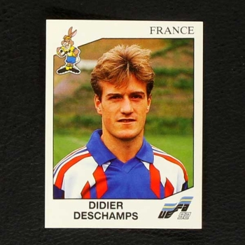Euro 92 Nr. 054 Panini Sticker Didier Deschamps