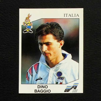 Euro 92 No. 239 Panini sticker Dino Baggio