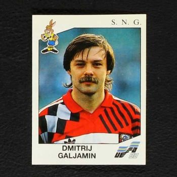 Euro 92 No. 172 Panini sticker Dmitrij Galjamin