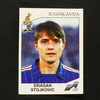 Euro 92 No. 084 Panini sticker Dragan Stojkovic