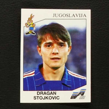 Euro 92 Nr. 084 Panini Sticker Dragan Stojkovic