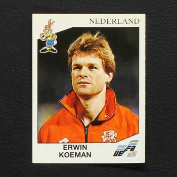 Euro 92 No. 121 Panini sticker Erwin Koeman