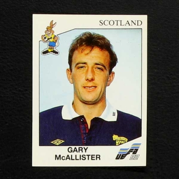 Euro 92 No. 154 Panini sticker Gary McAllister