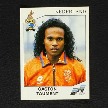 Euro 92 No. 138 Panini sticker Gaston Taument