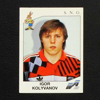 Euro 92 No. 186 Panini sticker Igor Kolyvanov